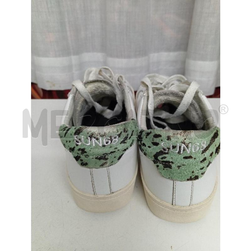 SCARPE DONNA SUN68 BIANCHE CAVALLINO VERDE | Mercatino dell'Usato Montemurlo 3