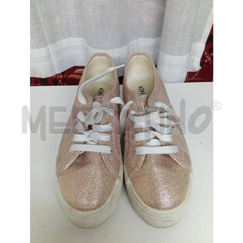 SCARPE DONNA SUPERGA ROSA LUREX | Mercatino dell'Usato Montemurlo 1