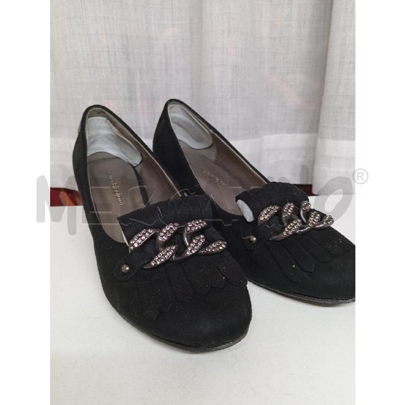 SCARPE TACCHI LAURA BIAGIOTTI NERE TACCO BRILLANTINI NUOVE | Mercatino dell'Usato Montemurlo 1