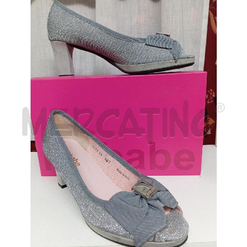 SCARPE TACCHI LE BABE ARGENTO  | Mercatino dell'Usato Montemurlo 1