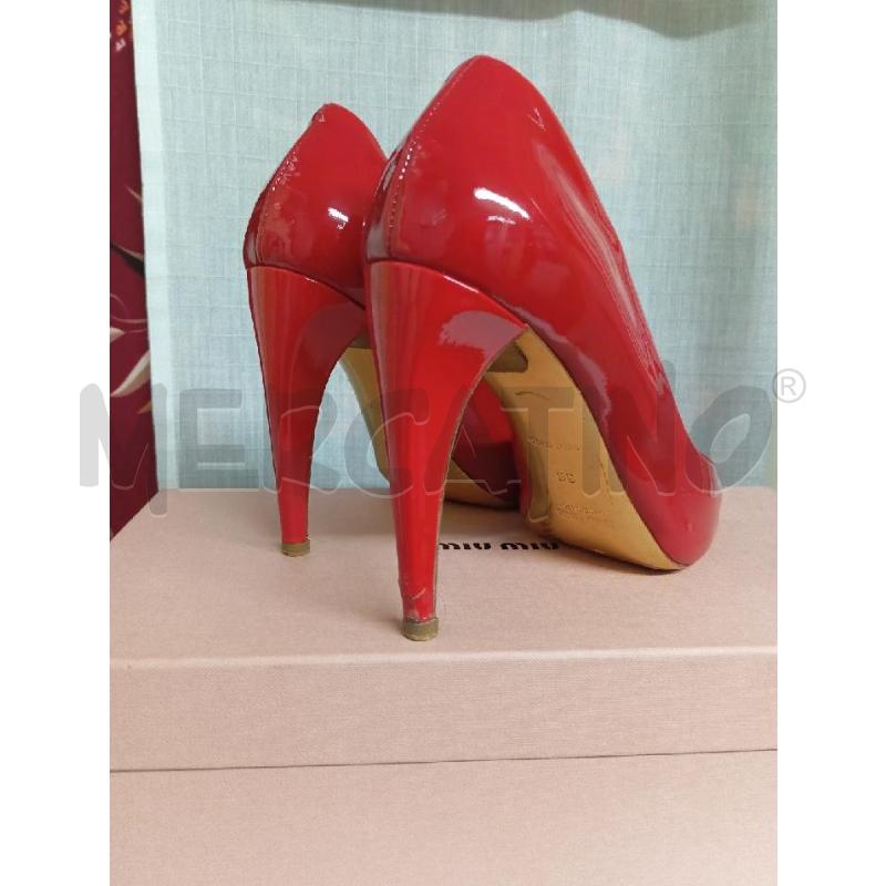 SCARPE TACCHI MIU MIU ROSSE | Mercatino dell'Usato Montemurlo 3