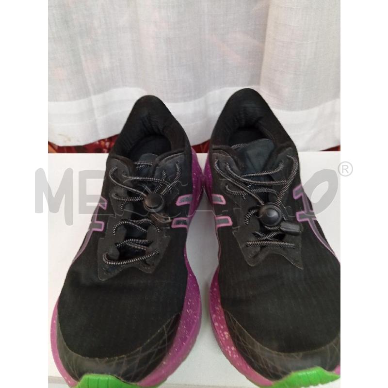 SCARPE UOMO ASICS NOVABLAST NERE E FUXIA | Mercatino dell'Usato Montemurlo 1