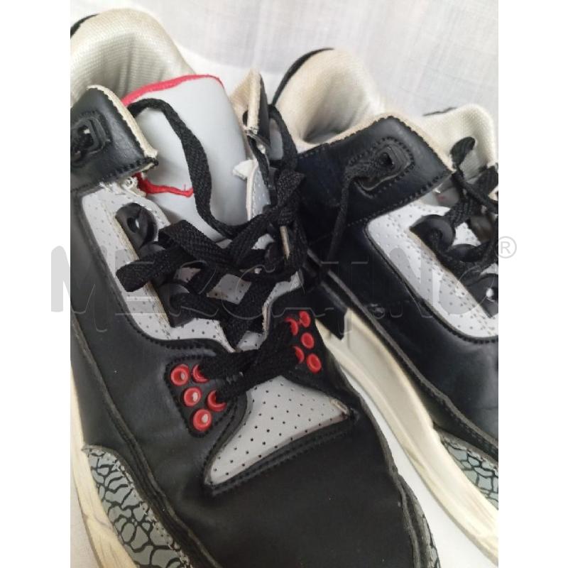 SCARPE UOMO NIKE JORDAN BLACK CEMENTE NERE E GRIGIE | Mercatino dell'Usato Montemurlo 2