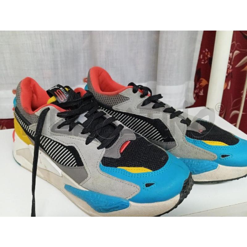 SCARPE UOMO PUMA SYSTEM CELESTE GRIGIO | Mercatino dell'Usato Montemurlo 1