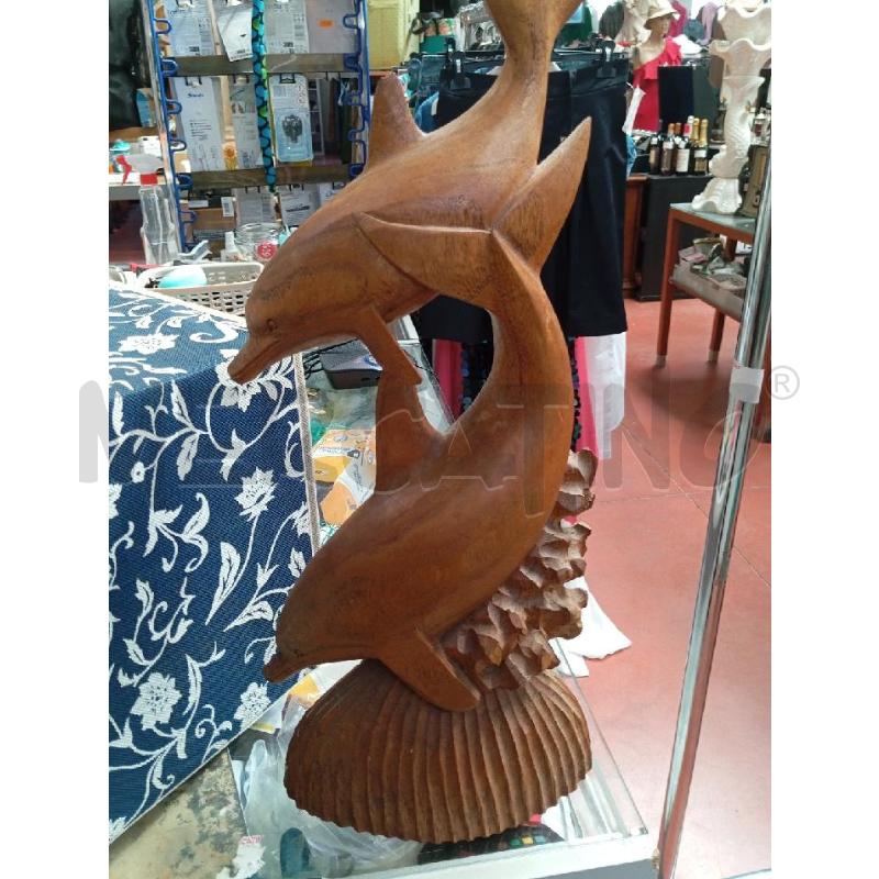 SCULTURA LEGNO PESCI  | Mercatino dell'Usato Montemurlo 1