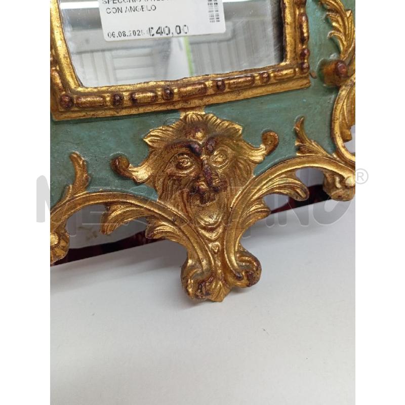 SPECCHIO STILE ROCOCO CON ANGELO | Mercatino dell'Usato Montemurlo 3