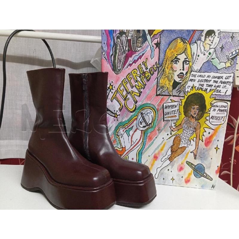 STIVALETTI DONNA JEFFREY CAMPBELL MARRONI | Mercatino dell'Usato Montemurlo 1