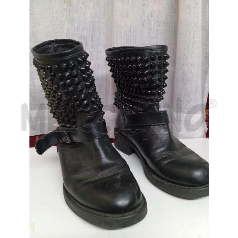 STIVALETTI DONNA TWINSET NERO BORCHIE | Mercatino dell'Usato Montemurlo 1