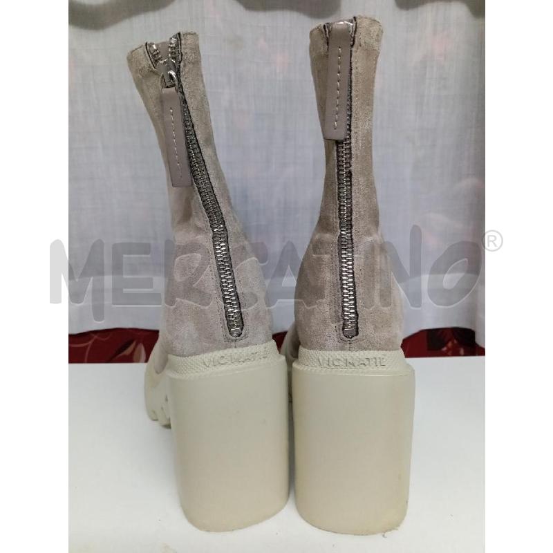 STIVALETTI DONNA VIC MATIE BEIGE  | Mercatino dell'Usato Montemurlo 2