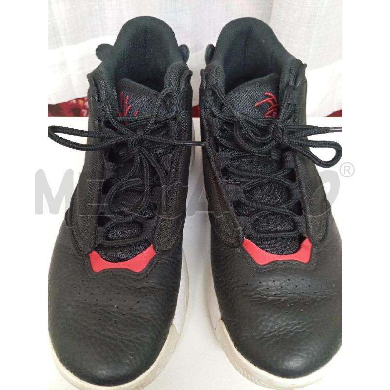STIVALETTI UOMO NIKE JORDAN NERE E ROSSE IN PELLE | Mercatino dell'Usato Montemurlo 1
