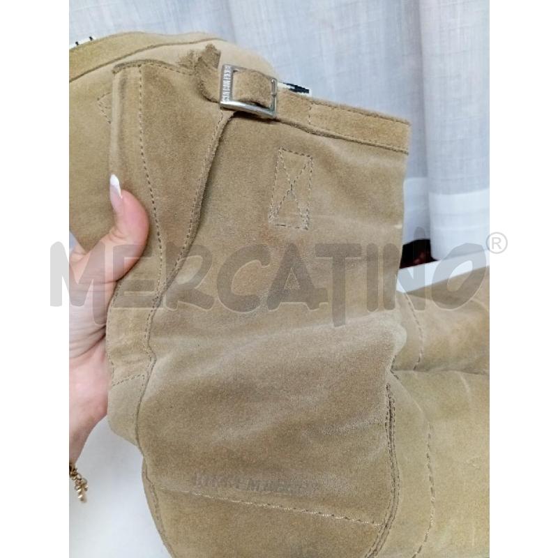 STIVALI DONNA BIKKEMBERGS BEIGE SCAMOSCIATE | Mercatino dell'Usato Montemurlo 2