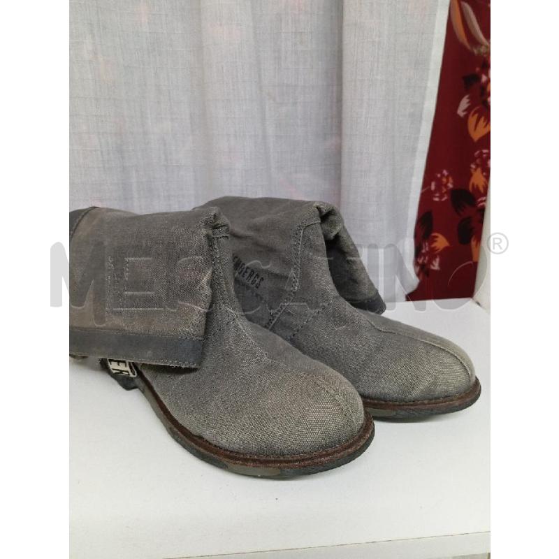 STIVALI DONNA BIKKEMBERGS GRIGI TELA  | Mercatino dell'Usato Montemurlo 1