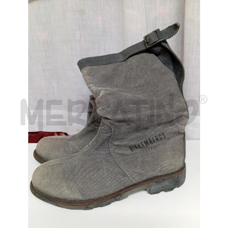 STIVALI DONNA BIKKEMBERGS GRIGI TELA  | Mercatino dell'Usato Montemurlo 2