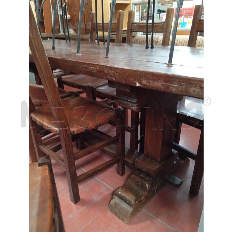 TAVOLO LEGNO MASSELLO | Mercatino dell'Usato Montemurlo 2