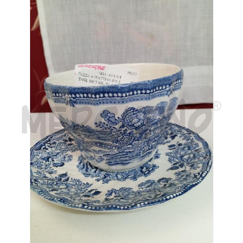 TAZZA + PIATTINO FINE ENGLISH TABLEWARE  | Mercatino dell'Usato Montemurlo 2
