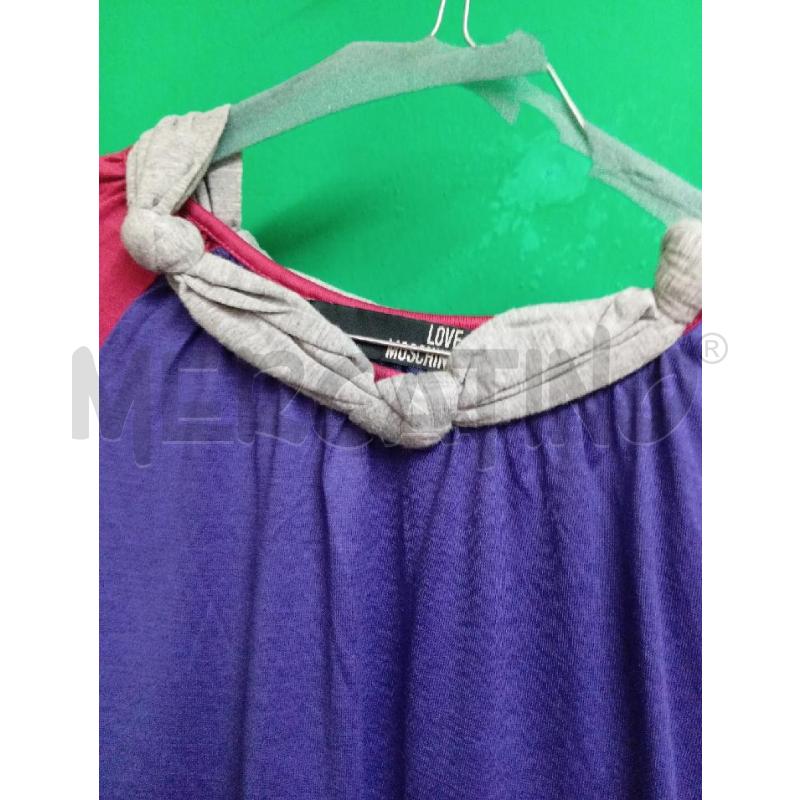 T SHIRT DONNA MOSCHINO VIOLA  | Mercatino dell'Usato Montemurlo 2