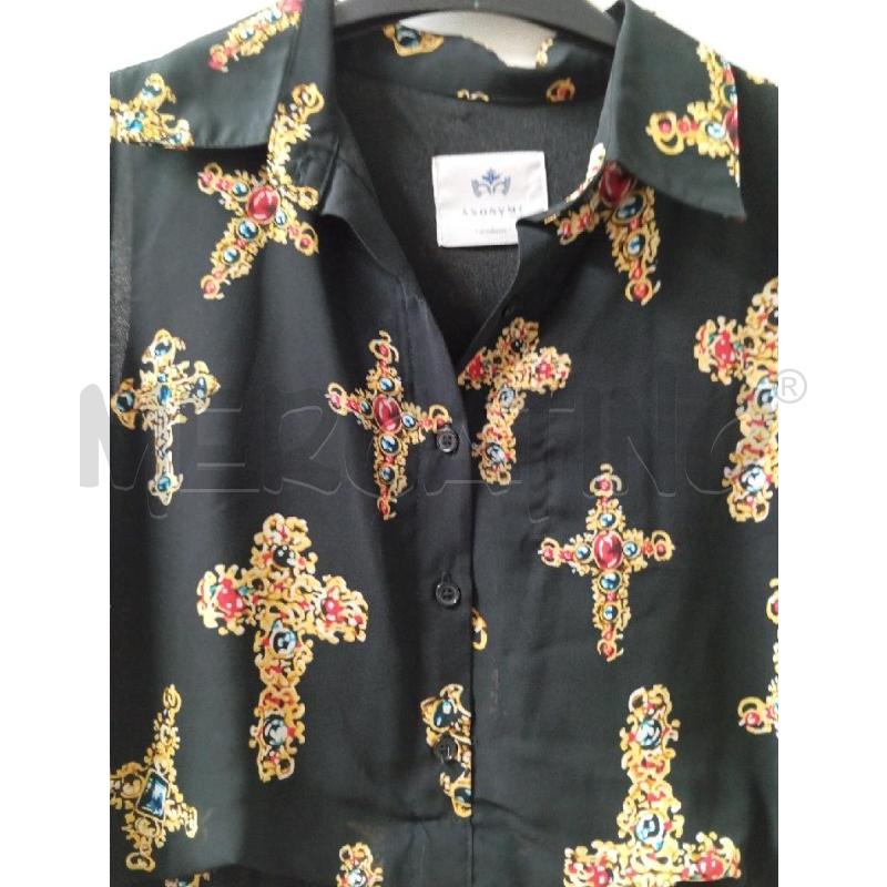 VESTITO DONNA ANONYME NERO CROCI  | Mercatino dell'Usato Montemurlo 2