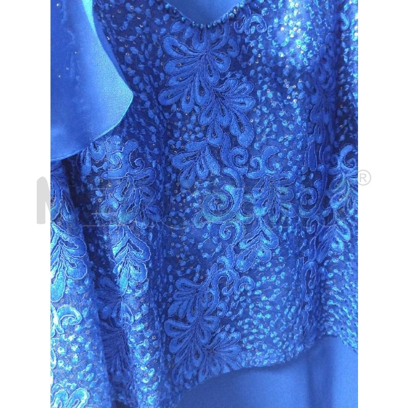 VESTITO DONNA DA CERIMONIA PAOLA FONTI CELESTE  | Mercatino dell'Usato Montemurlo 3