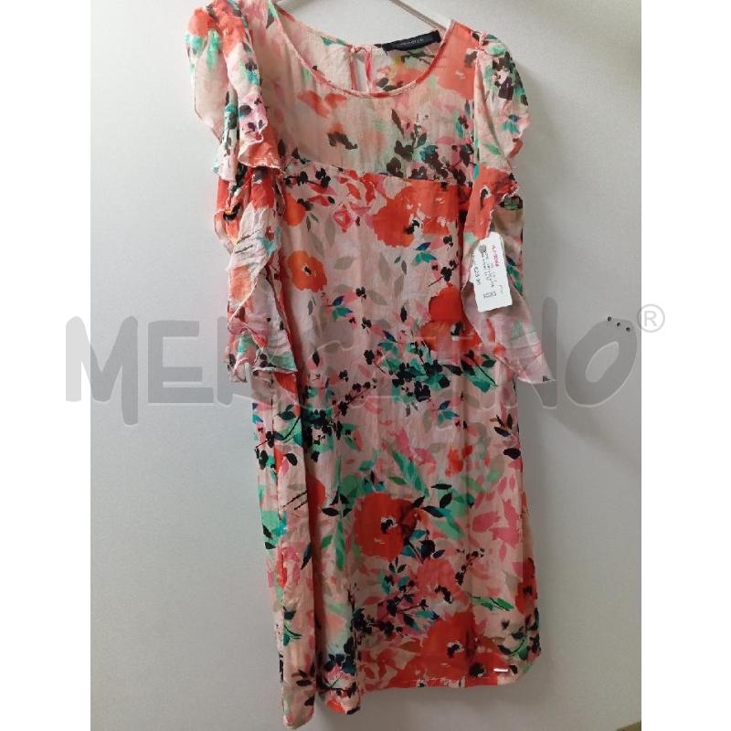 VESTITO DONNA NENETTE ROSA A FIORI | Mercatino dell'Usato Montemurlo 1