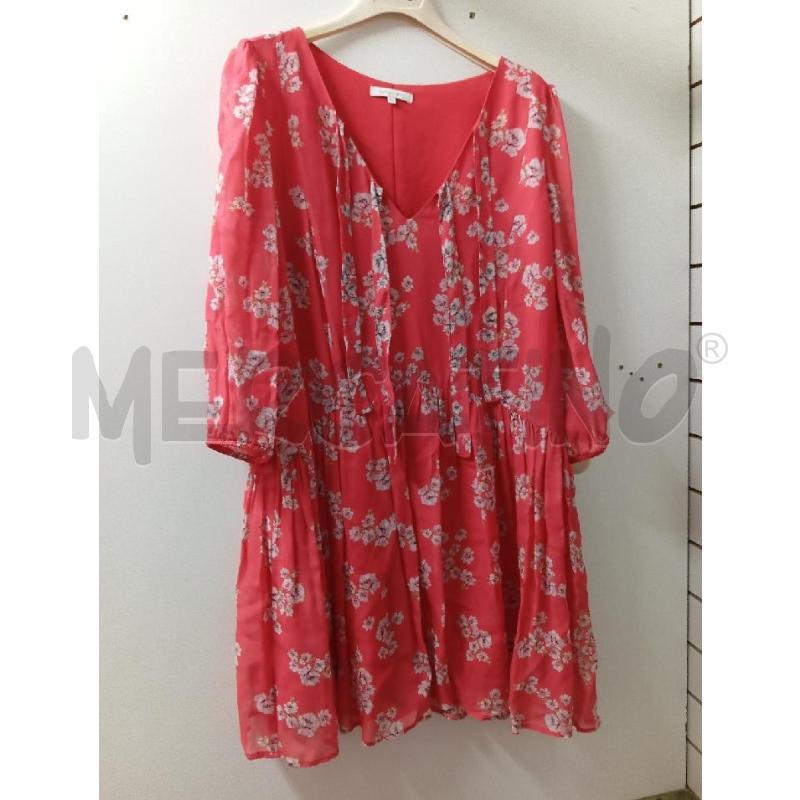 VESTITO DONNA PATRIZIA PEPE ROSSA A FIORI | Mercatino dell'Usato Montemurlo 1