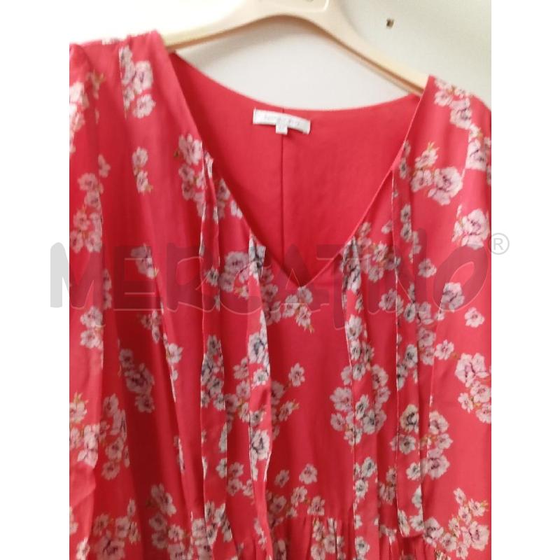 VESTITO DONNA PATRIZIA PEPE ROSSA A FIORI | Mercatino dell'Usato Montemurlo 2
