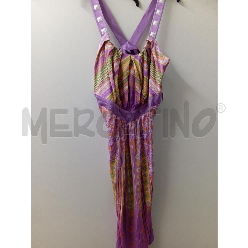 VESTITO DONNA ROBERTO CAVALLI VIOLA | Mercatino dell'Usato Montemurlo 1