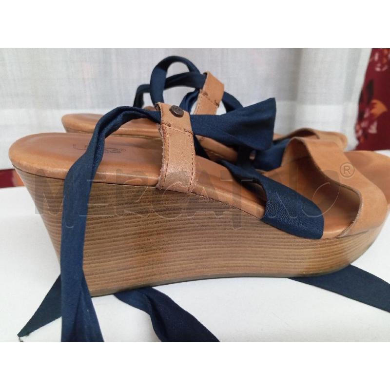 ZEPPA UGG MARRONE LACCI BLU | Mercatino dell'Usato Montemurlo 3