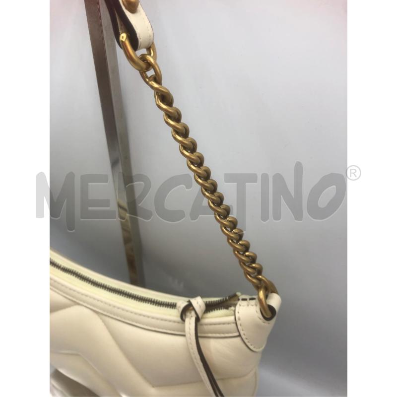 BORSA DONNA BIANCA SPALLA GUCCI | Mercatino dell'Usato Prato mercato nuovo 3