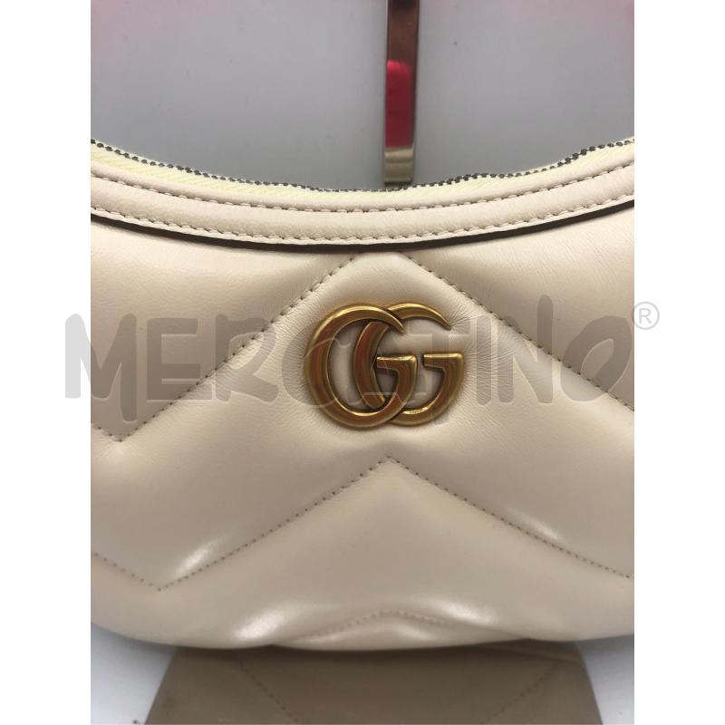 BORSA DONNA BIANCA SPALLA GUCCI | Mercatino dell'Usato Prato mercato nuovo 4