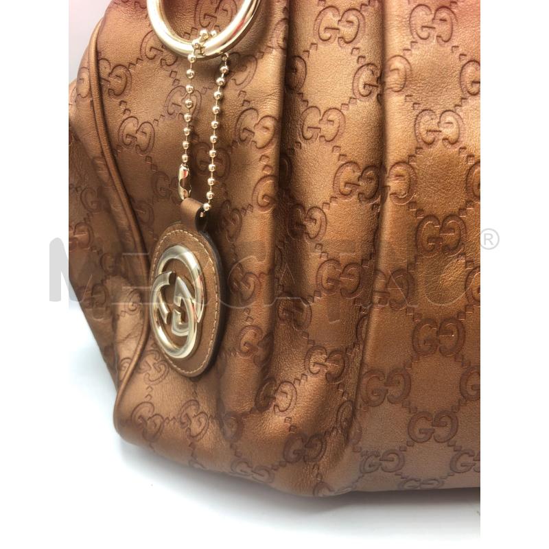 BORSA DONNA PELLE BRONZO GUCCI | Mercatino dell'Usato Prato mercato nuovo 4