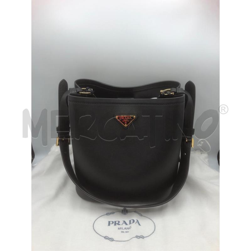 BORSA DONNA PELLE NERA PRADA | Mercatino dell'Usato Prato mercato nuovo 1