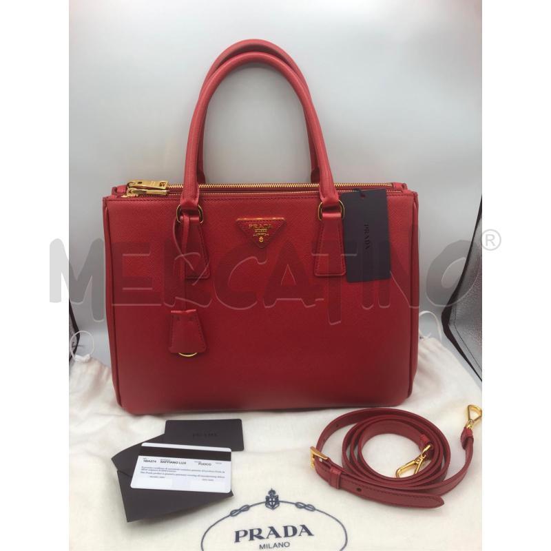 BORSA DONNA PRADA GALLERIA ROSSA | Mercatino dell'Usato Prato mercato nuovo 1