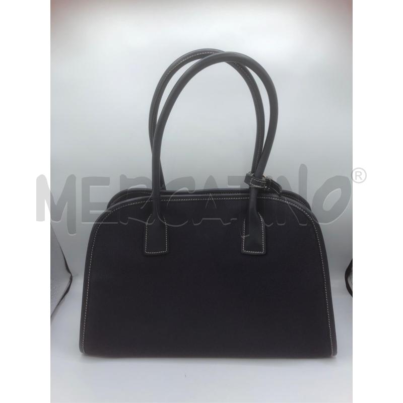 BORSA DONNA PRADA TESSUTO BLU | Mercatino dell'Usato Prato mercato nuovo 3
