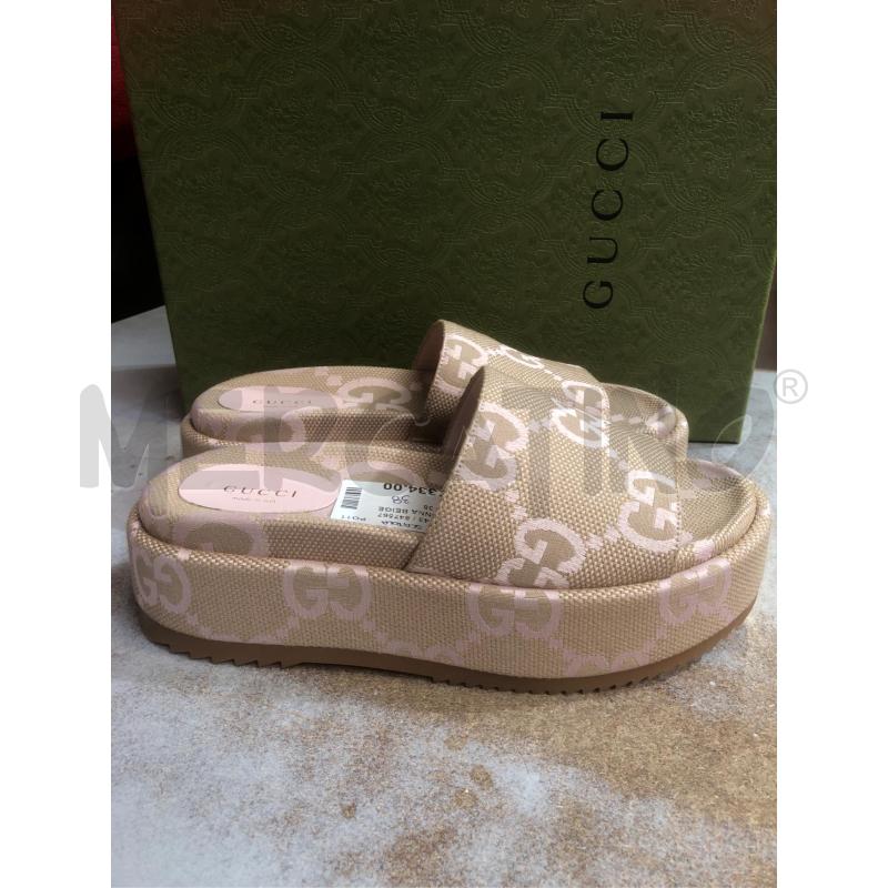 CIABATTE DONNA BEIGE ROSA GUCCI 38 | Mercatino dell'Usato Prato mercato nuovo 3