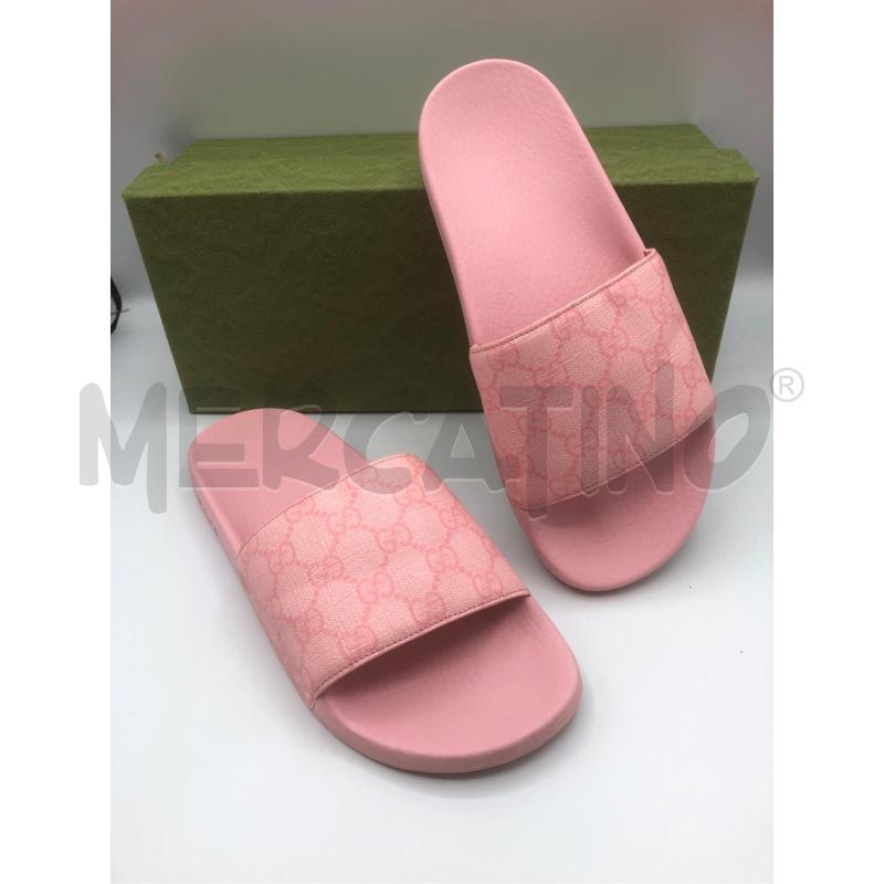 CIABATTE DONNA ROSA GUCCI 38 | Mercatino dell'Usato Prato mercato nuovo 1