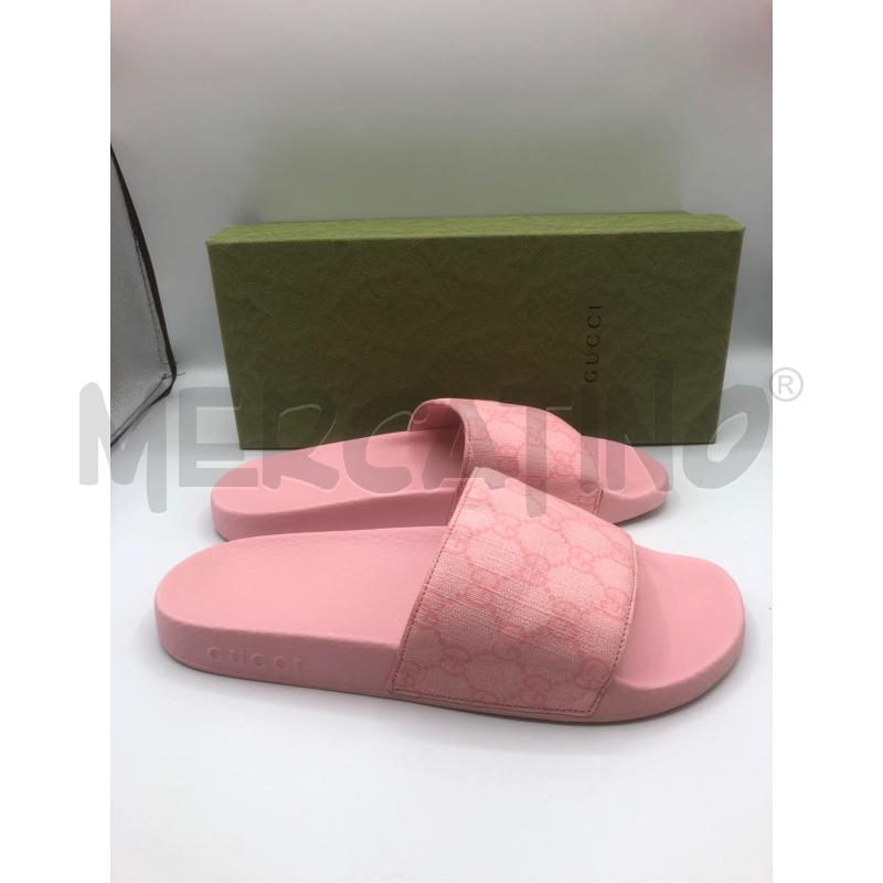 CIABATTE DONNA ROSA GUCCI 38 | Mercatino dell'Usato Prato mercato nuovo 3