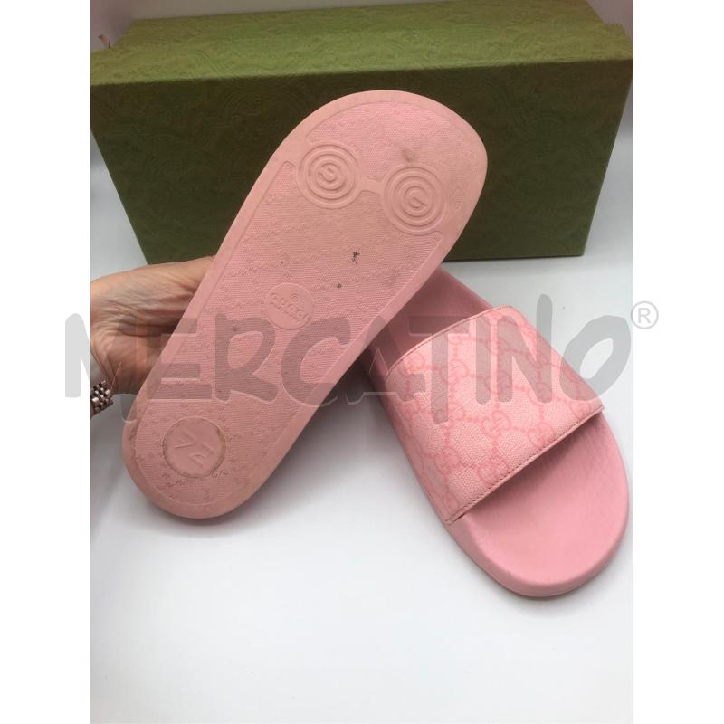 CIABATTE DONNA ROSA GUCCI 38 | Mercatino dell'Usato Prato mercato nuovo 4