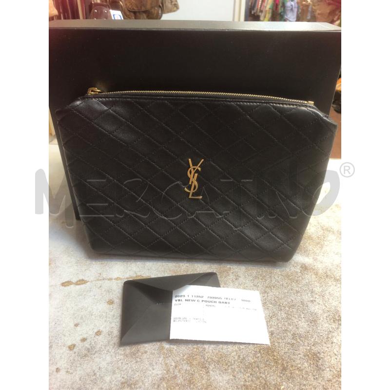 POCHETTE NERA SAINT LAURENT | Mercatino dell'Usato Prato mercato nuovo 1