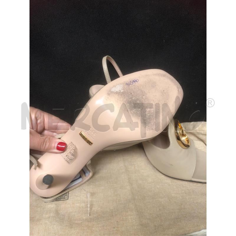 SANDALI DONNA BEIGE GUCCI 39 1/2 | Mercatino dell'Usato Prato mercato nuovo 4