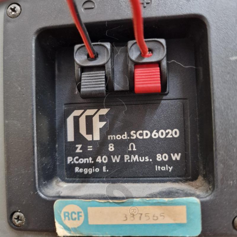 CASSE ACUSTICHE RCF 2 VIE SCD6020 | Mercatino dell'Usato Pavia 3