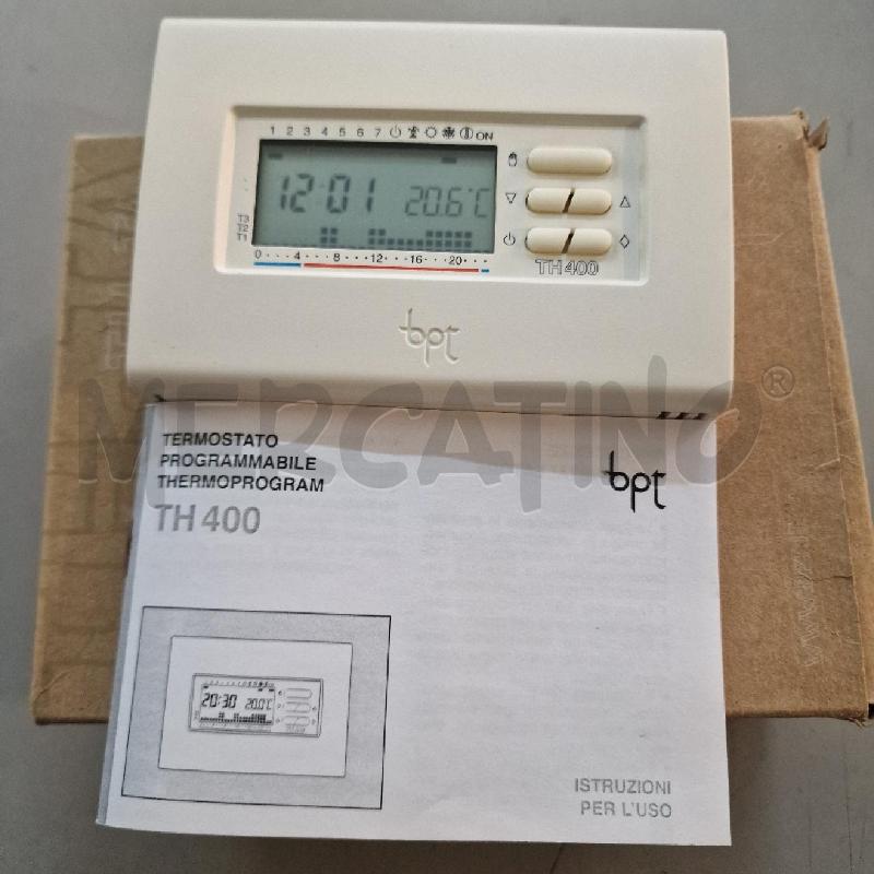 CRONO TERMOSTATO SETTIMANALE TH/400 | Mercatino dell'Usato Pavia 1