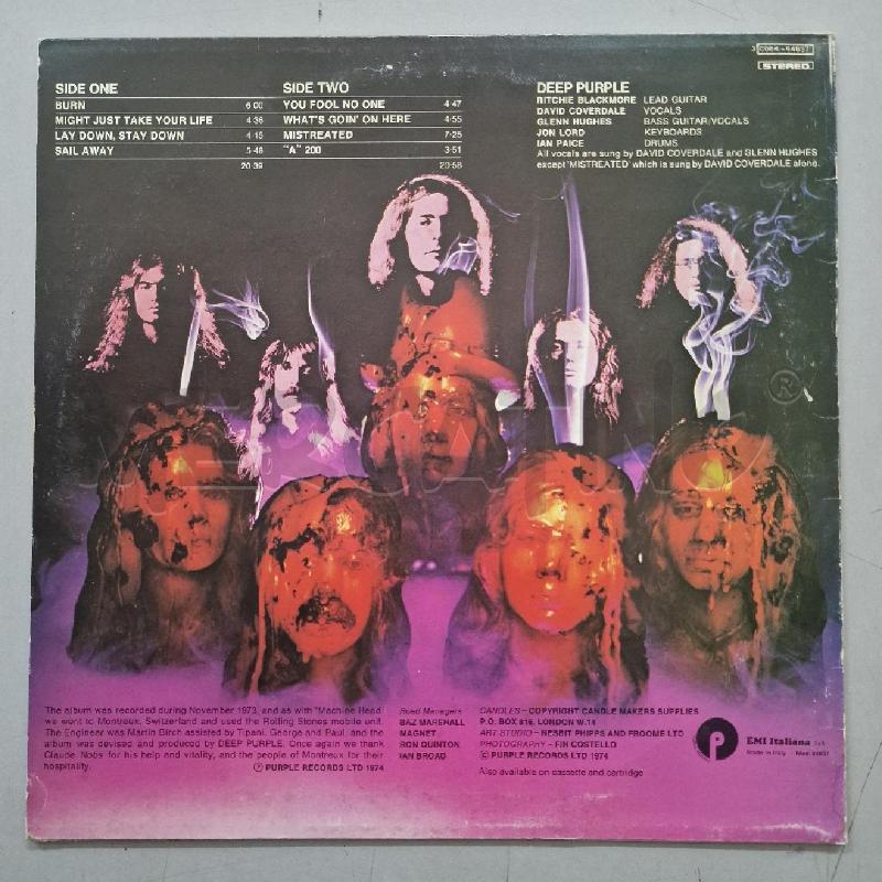 DEEP PURPLE  BURN           ANNO1974 | Mercatino dell'Usato Pavia 2