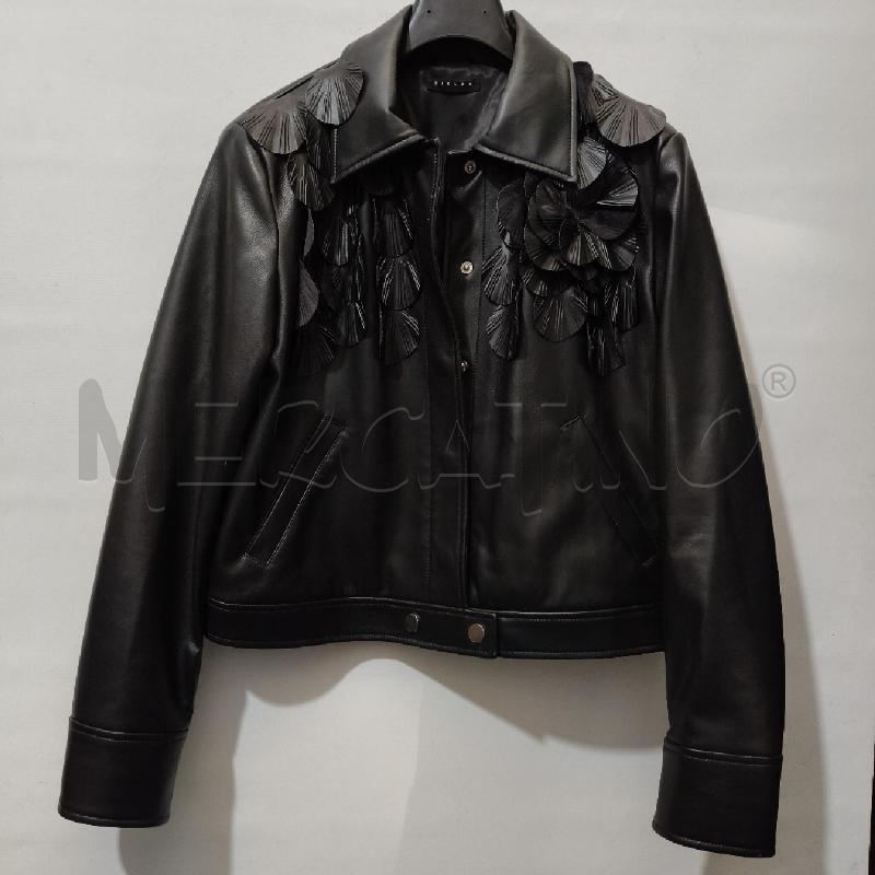 GIUBBOTTO DONNA ECO- NERO SISLEY | Mercatino dell'Usato Pavia 1