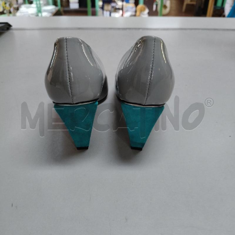 SCARPE DONNA VERNICE GRIGIA POLLINI | Mercatino dell'Usato Pavia 2