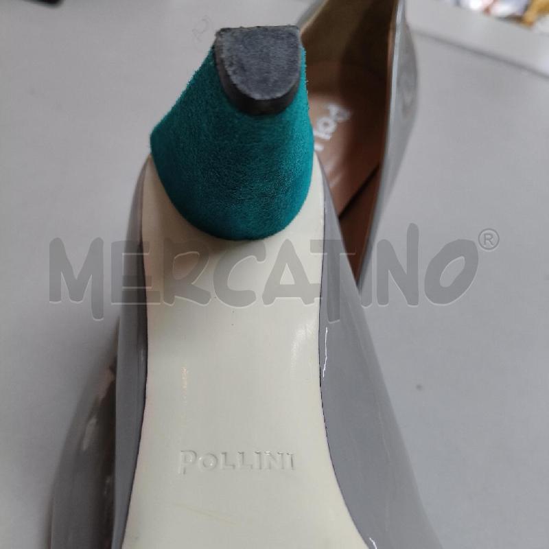 SCARPE DONNA VERNICE GRIGIA POLLINI | Mercatino dell'Usato Pavia 3