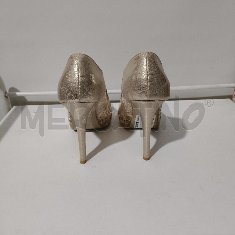 SCARPE TACCHI PIZZO DORATE | Mercatino dell'Usato Pavia 2