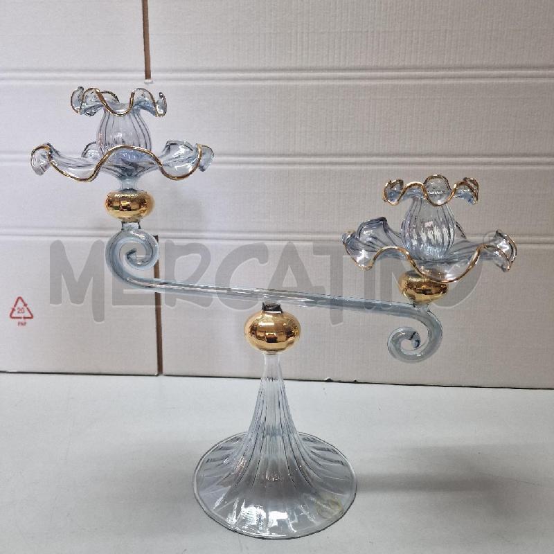 VASO VETRO MURANO DOPPIO  | Mercatino dell'Usato Pavia 1