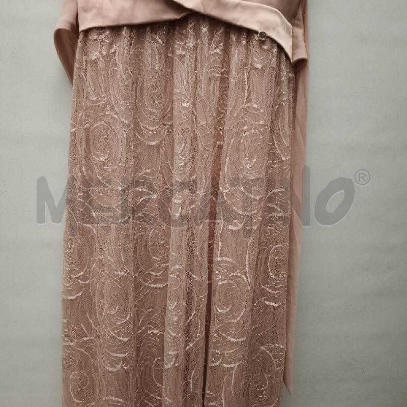 VESTITO DONNA LUNGO ROSA RINASCIMENTO | Mercatino dell'Usato Pavia 3