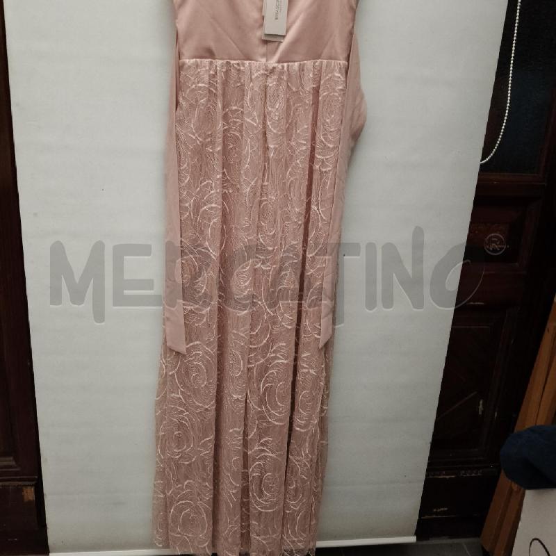VESTITO DONNA LUNGO ROSA RINASCIMENTO | Mercatino dell'Usato Pavia 5