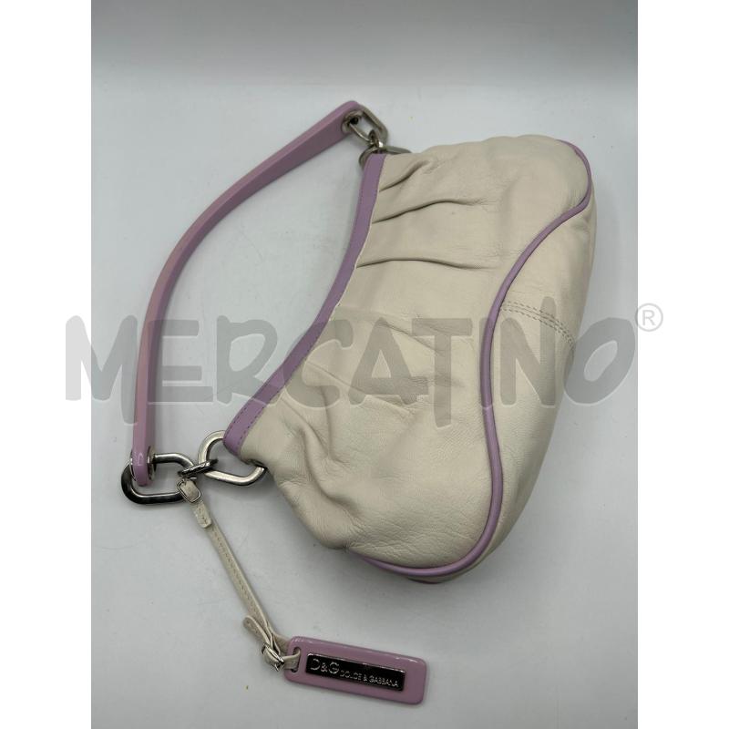 BORSA DONNA AVORIO D&G PROFILO LILLA | Mercatino dell'Usato Ravenna 1